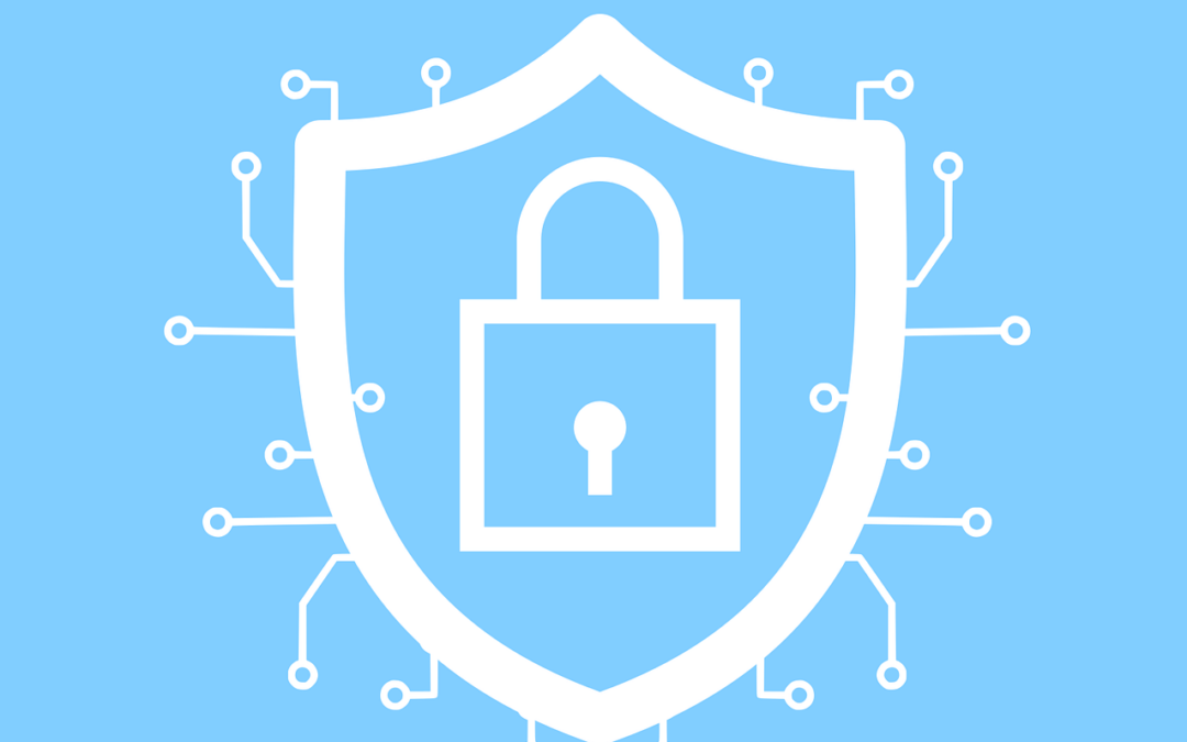 Free cybersecurity lock encryption vector