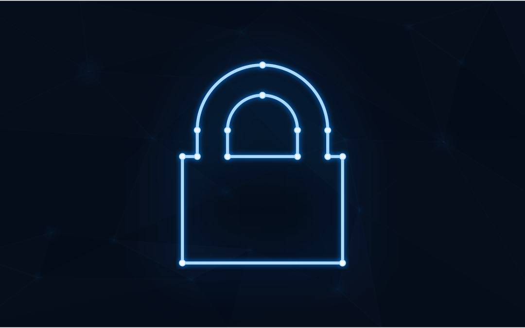 Free padlock neon cybersecurity vector